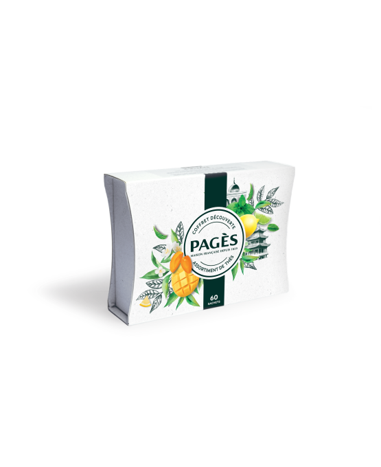 Teas cardboard taster box