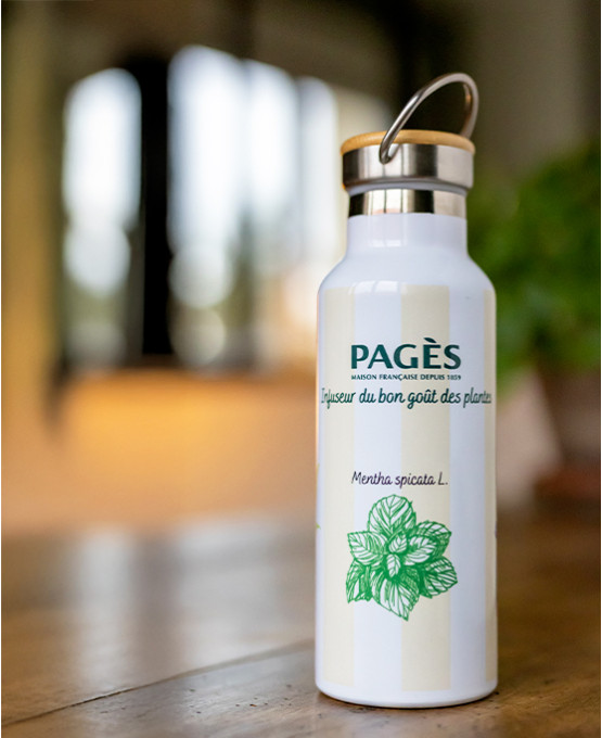 Gourde isotherme / coloris orange - Image 1