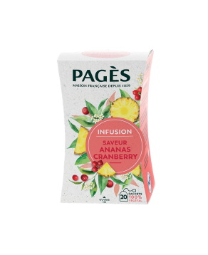 Infusion saveur Ananas Cramberry - PAGÈS