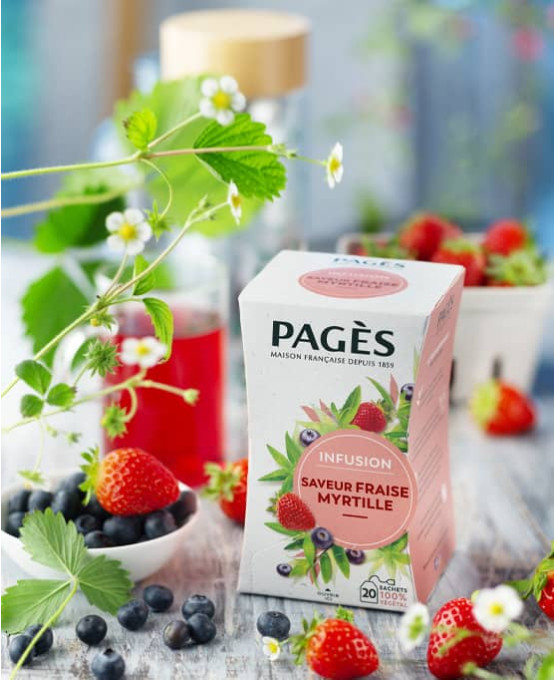 Infusion Saveur Fraise Myrtille - Image 1