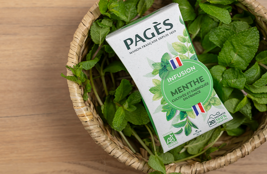 Dès 30€, 1 infusion Menthe offerte + |10% sur votre panier
